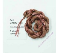 Шёлковое мулине Dinky-Dyes S-145 Cherry Ripe
